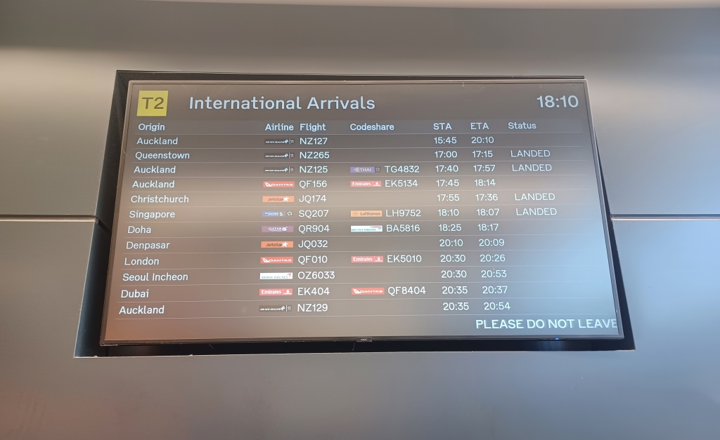 Melbourne Airport Flight Schedules