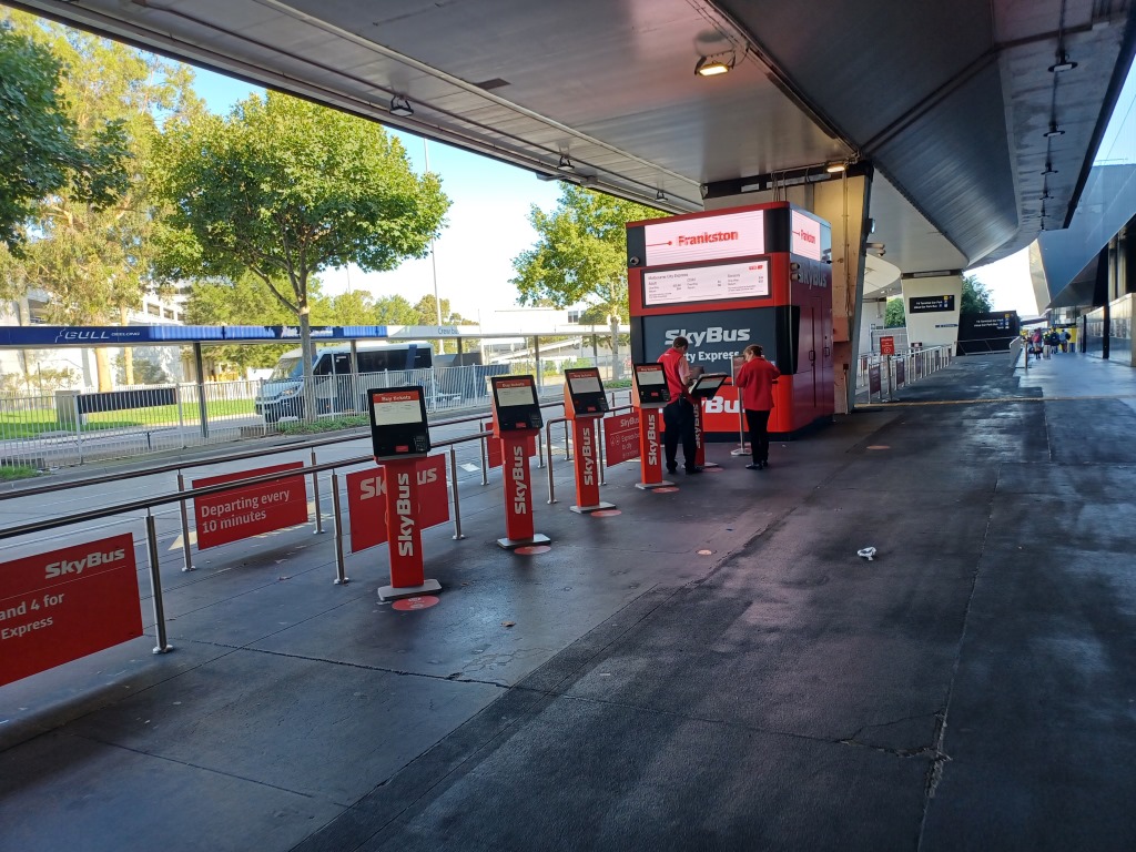 Melbourne Airport SkyBus Stop