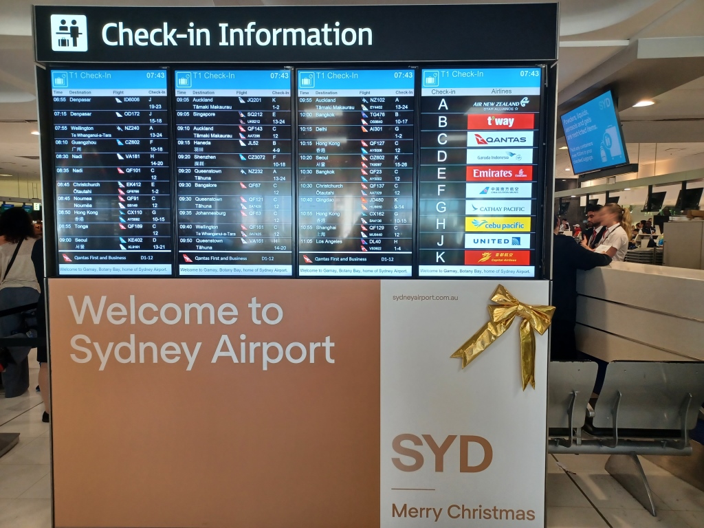 Sydney Airport Flight Schedules